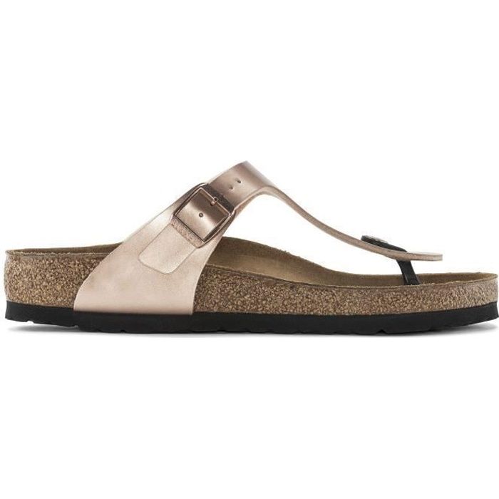 Sandales femme Birkenstock Gizeh Copper Cdiscount Chaussures