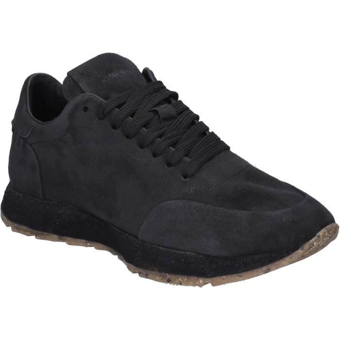 Josef Seibel Baskets pour Femmes - JOSEF SEIBEL - Adriana 01 - Cuir - Lacets - Noir