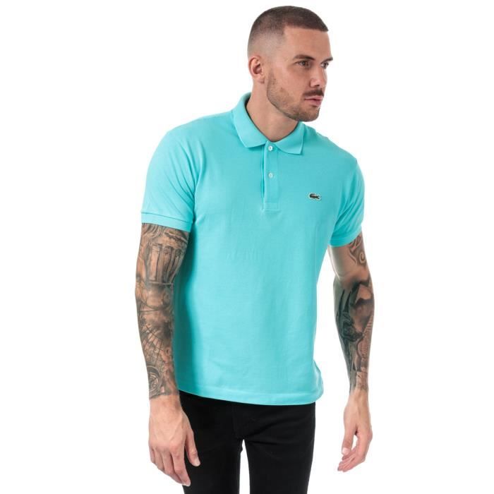 lacoste turquoise polo
