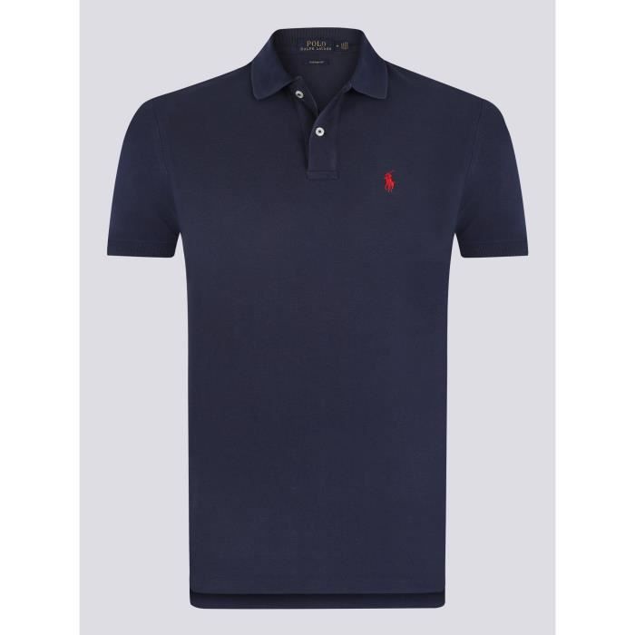 Ralph Lauren Polo Homme Manche Courte Bleu Marin Bleu marin Cdiscount Pret a Porter