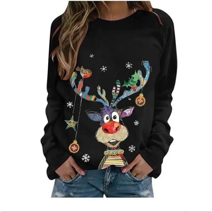 Sweat-shirt Imprimé Père Noël Sweatshirts De Noël Rouge Filles Casual Manches Longues Pull Pull Noël Enfant 2-14 Ans Sweat-shirt Imprimé Père Noël Sweatshirts De Noël Rouge Filles Casual Manches Longues Pull Pull Noël Enfant 2-14 Ans