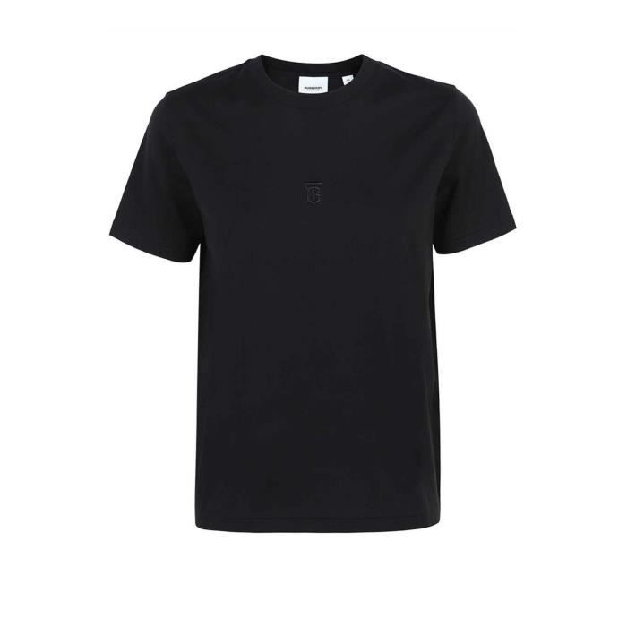 T-shirt avec logo brodé Bamburgh en noir