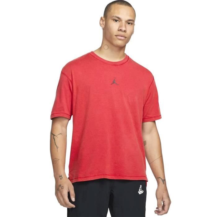 Tee shirt jordan rouge sales