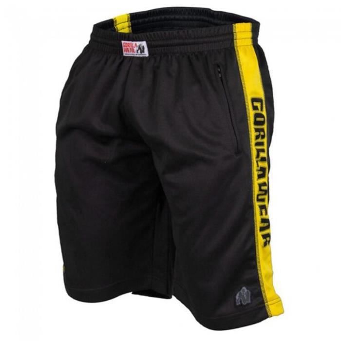 Short,Short En Maille Explosive Double Couche Respirant à Séchage