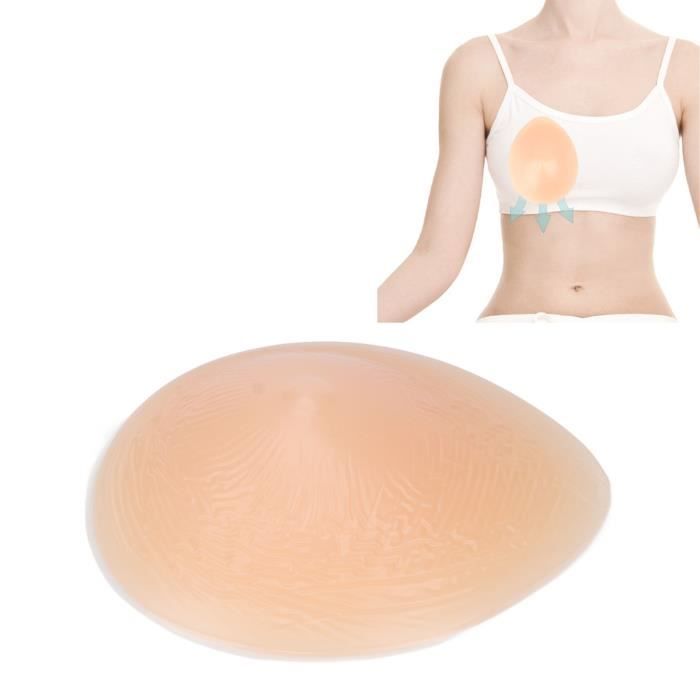 Prothèse Mammaire Silicone Auto-Adhésive 250g - Forme Gouttelette Post-Mastectomie