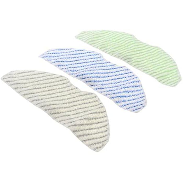 Chiffons de Vadrouille ROWENTA Xplorer / + Lot de 3 Lavables Compatible avec Robots Aspirateurs