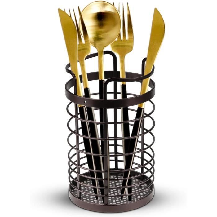 Jemirry Porte-ustensiles pour comptoir de cuisine, support d'ustensiles de cuisine rustique moderne et rustique, organisateur d'ustensiles de cuisine exquis en chinoiserie en céramique pour décoration Jemirry Porte-ustensiles pour comptoir de cuisine, support d'ustensiles de cuisine rustique moderne et rustique, organisateur d'ustensiles de cuisine exquis en chinoiserie en céramique pour décoration