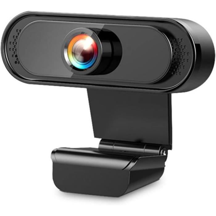 Webcam Full HD 1080P Diccik – Caméra PC USB Avec Micro Antibruit, Grand Angle, Correction Lumière Auto, Zoom, Pour Zoom/Teams/Skype