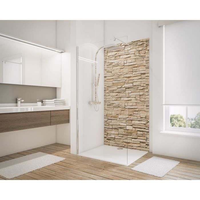 5 mm Pergamon salle de bains en marbre PVC Revêtement en plastique douche panneaux muraux Humide Mur 