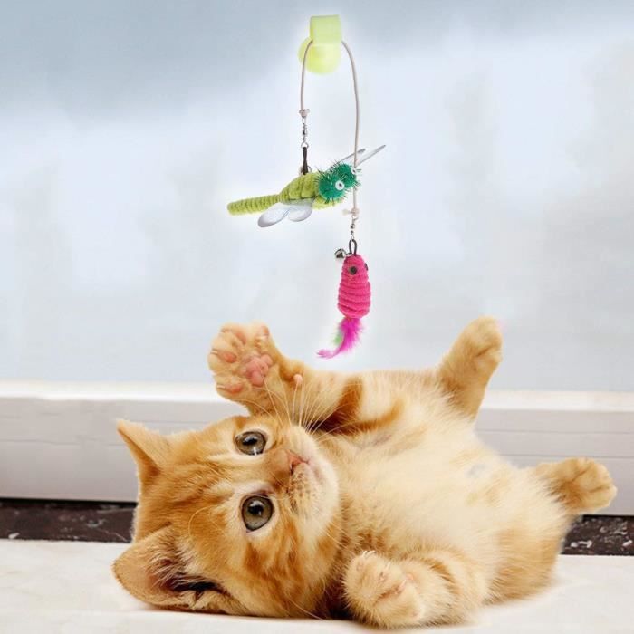Jouet De Chat Chat Taquin Ventouse Fausse Libellule Souris Doux Bell Sound Marrant Jouer Elastique Corde Interactif Chaton Chien Cdiscount Jouet De Chat Chat Taquin Ventouse Fausse Libellule Souris Doux Bell Sound Marrant Jouer Elastique Corde Interactif Chaton Chien Cdiscount