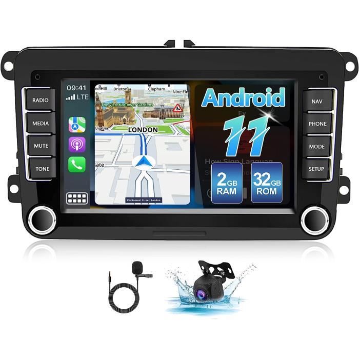 AWESAFE Autoradio Android pour Golf 5/6 VW Passat Polo Seat Skoda,7'' HD  écran Tactile,Bluetooth Carplay AndroidAuto - Cdiscount Auto