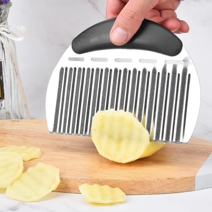Coupe-Frites Professionnel Manuel VEVOR , Coupe-Légumes Multifonction Avec Lame En Inox Alimentaire 12,7 Mm, Pour Pommes De Terre, Patates Et Fruits | Leroy Merlin