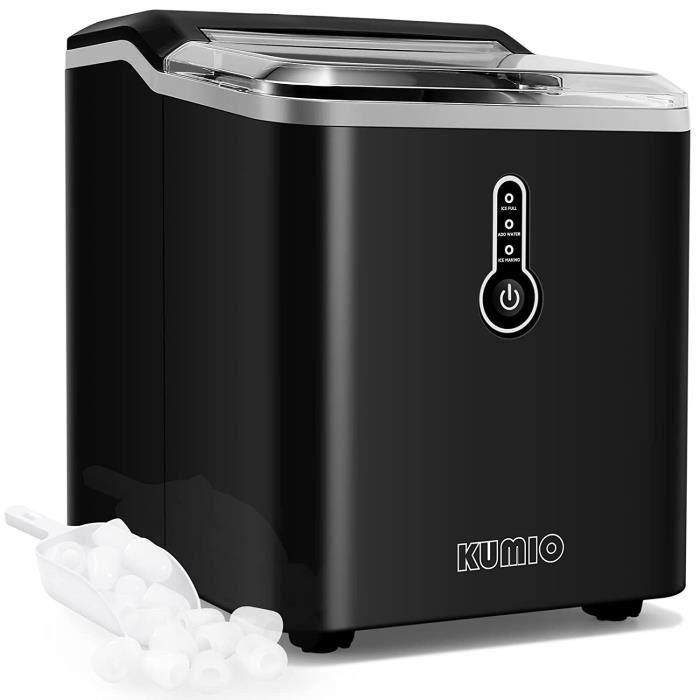 Machine à Glaçons Magicplux - 12kg/24h, 9 Glaçons En 6min | Fonction Autonettoyante | Pour Maison/bureau/camping