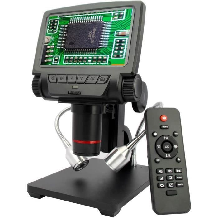 Andonstar AD208 Microscope Numérique USB 8.5" LCD 260x - Pour Réparation PCB, Pièces De Monnaie, Soudure