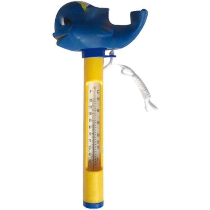 Thermomètre Pour Piscine WERKA PRO - Blanc, Température Eau Précise - Pour Piscine Extérieure/Intérieure