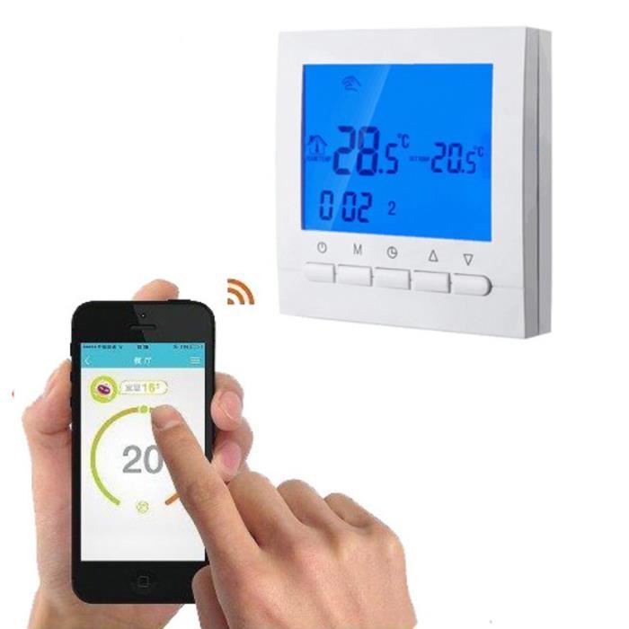 THERMOSTAT D'AMBIANCE 1 pièce de thermostat WiFi - Cdiscount Bricolage