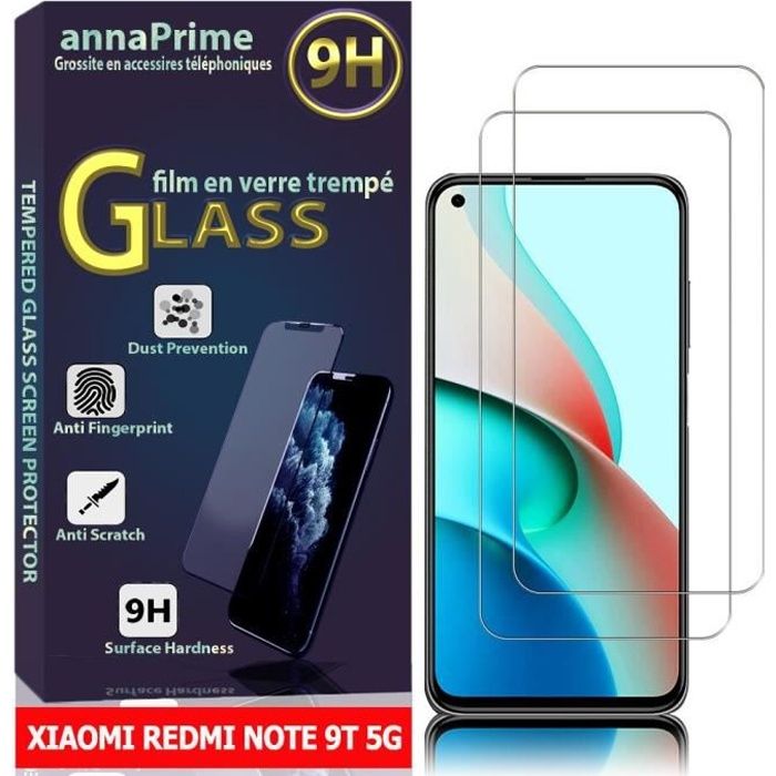 Ibywind Vetro Temperato Per Redmi Note 9T 5G – 2 Pezzi + Protezione Fotocamera E Skin Carbonio - 5