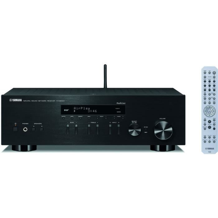 YAMAHA Amplituner HiFi avec tuner DAB. 2 x 100 W (RMS) WiFi