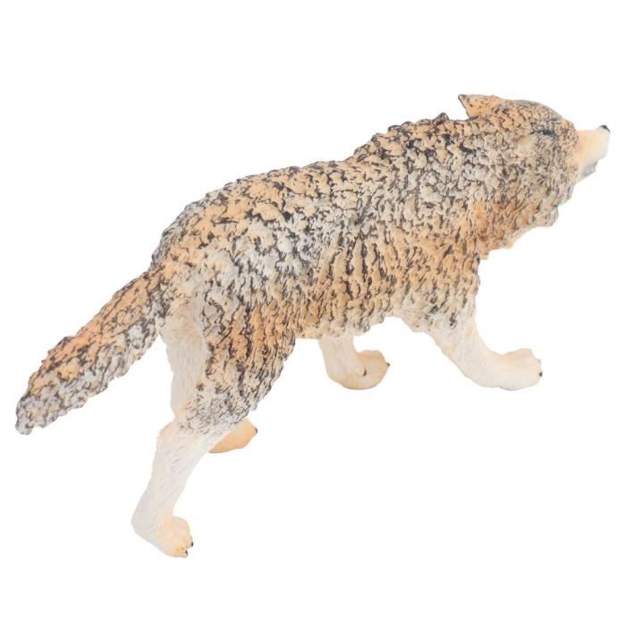 Jouet à bascule Loup des neiges réaliste - Haute simulation - Décoration animale - N2947