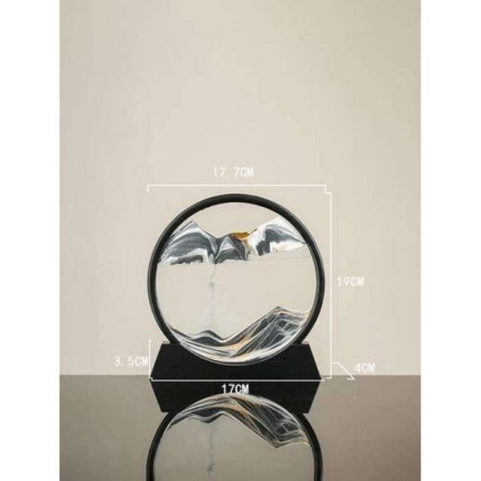 Image d'art de sable mobile verre rond 3d 8 pouces sablier 3 en ance | Clasf maison-jardin Image d'art de sable mobile verre rond 3d 8 pouces sablier 3 en ance | Clasf maison-jardin