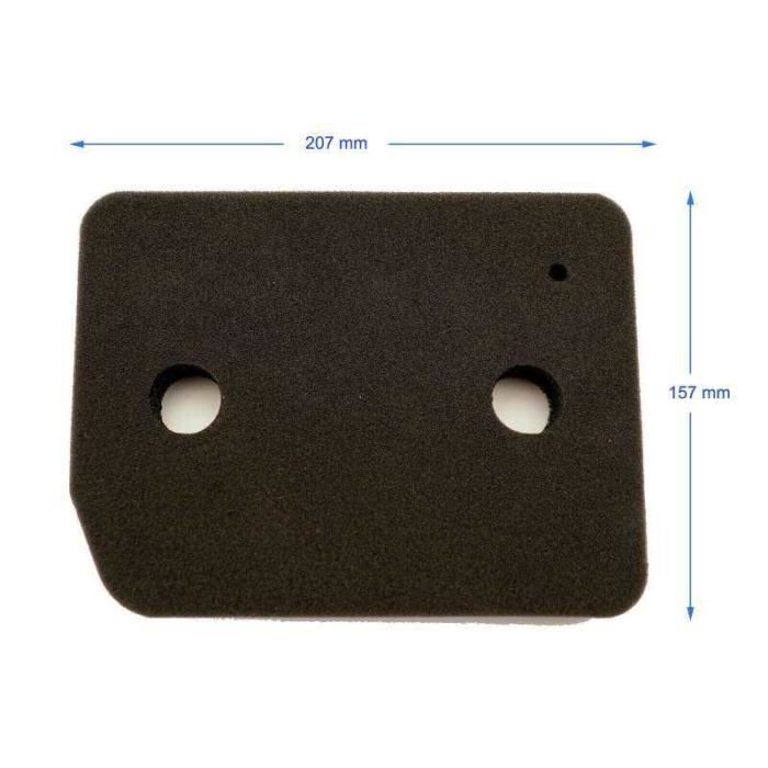 Lot De 3 Filtres Mousse 2 Couches Pour Miele 9164761 / 9164760 – 207 X 155 Mm – Filtre Échangeur Chaleur Sèche-Linge Pompe à Chaleur