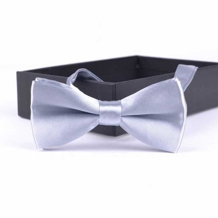 Nœud Papillon Pré-Noué DiBanGu Pour Homme Avec Pochette & Boutons De Manchette - Soie Jacquard Pour Mariage, Fête - 8