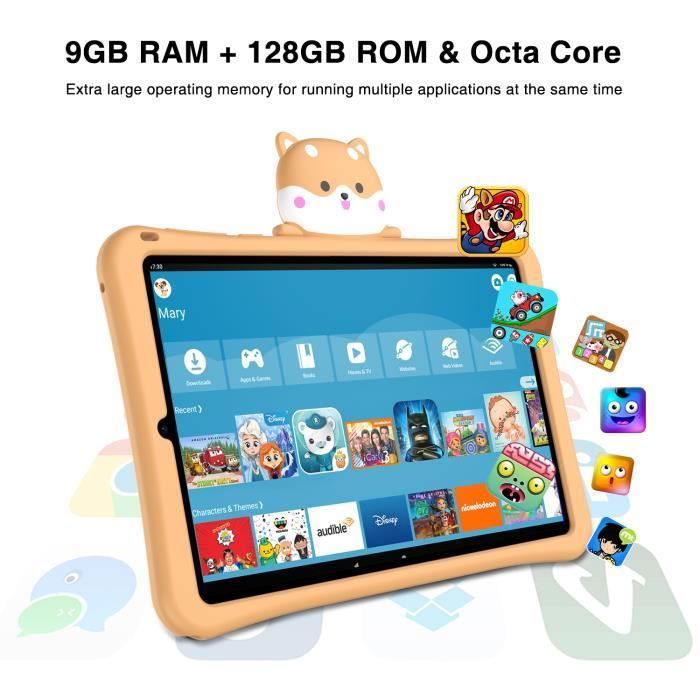 YESTEL X8 Tablette pour Enfants, Tablette Android Kids HD avec