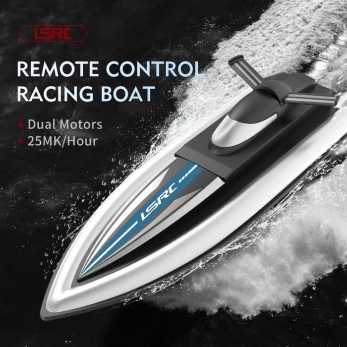 Bateau Télécommandé, Bateau De Course Rc Étanche Abs Anti-Chute, Conduite Plus Rapide