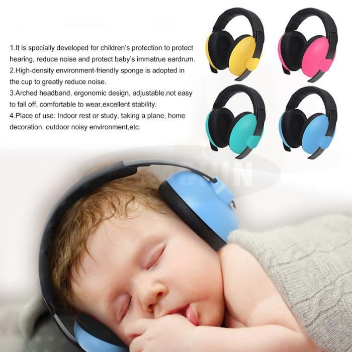 Casque anti-bruit pour enfants, protection des oreilles de bébé