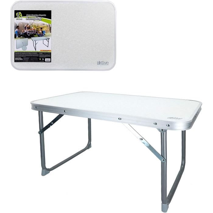 Table de camping portable pour barbecue, table de camping en plein air, table  pliante en aluminium pliable avec sac de transpo[789] - Cdiscount Sport