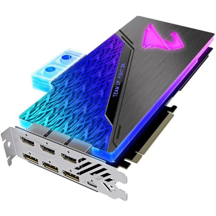GIGABYTE Carte graphique GeForce RTX 2080 SUPER WATERFORCE WB 8 Go Cdiscount Informatique