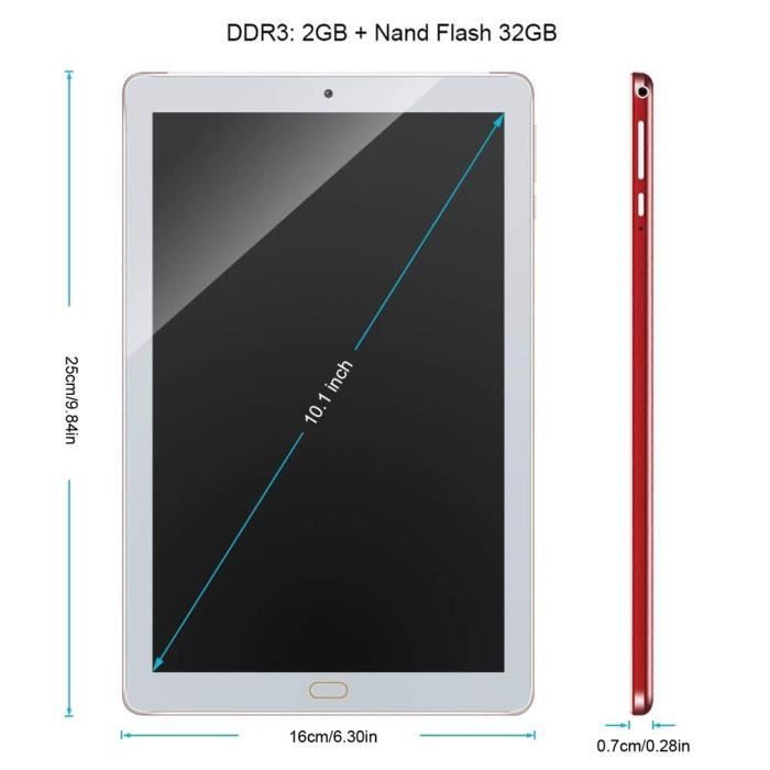 ® 2+32G 3G Tablette Tactile Double SIM Card1