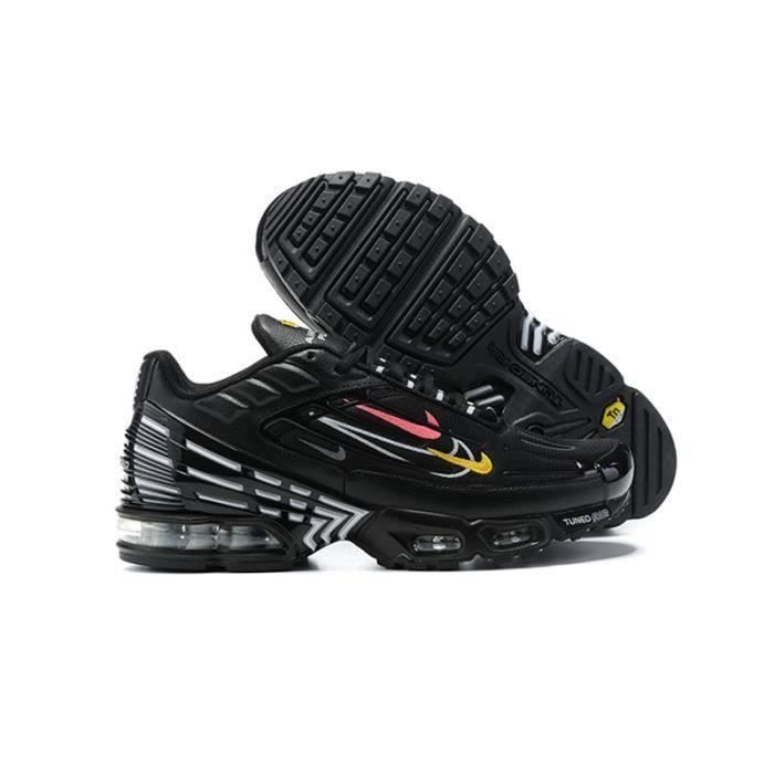 Nike Tn Plus 3 Homme Chaussures Entra nement de Sport Noir Rouge