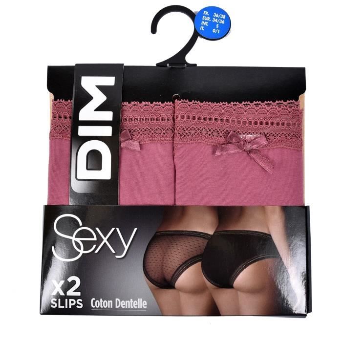 Culottes Femme DIM Confort Qualit sup rieure Pack de 2 Culottes