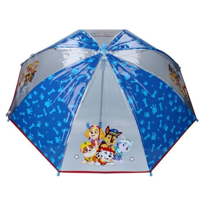 Parapluie Transparent Pat' Patrouille - 42 Cm, Manuel, Avec Cloche - Idéal Pour Les Fans De Paw Patrol - 2