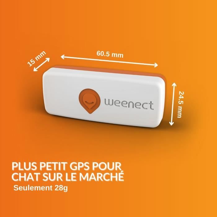 Traceur GPS pour Chat - Weenect XS (White Edition 2023) - Cdiscount