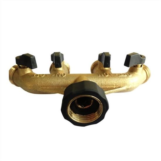 Raccord Rapide En Laiton Massif - Raccord Rapide - Filetage 3/4 - Raccord De Tuyau D'eau - Fermeture Rapide - Tuyau Propane Pour Camping-car