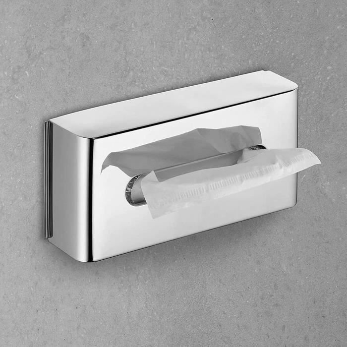 Boîte à Mouchoirs Murale En Inox 304 - Facile à Installer, Résistante Aux Rayures (pour Salon)