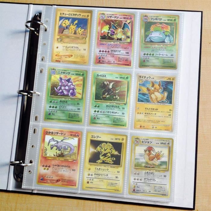 Pokemon Carte 30pcs , Pochette Carte Pokemon, Classeur Carte Pokemon A4,  Pochette Pokemon, Utilisé pour Collecter des Cartes ou 181 - Cdiscount Jeux  - Jouets