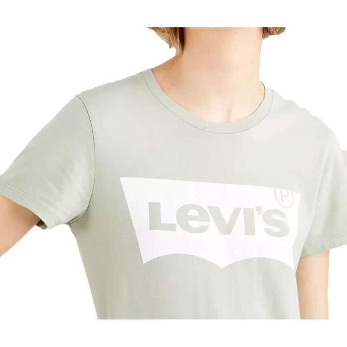 LEVI S T SHIRT POUR FEMME VERT CLAIR 173691611 Verde Cdiscount