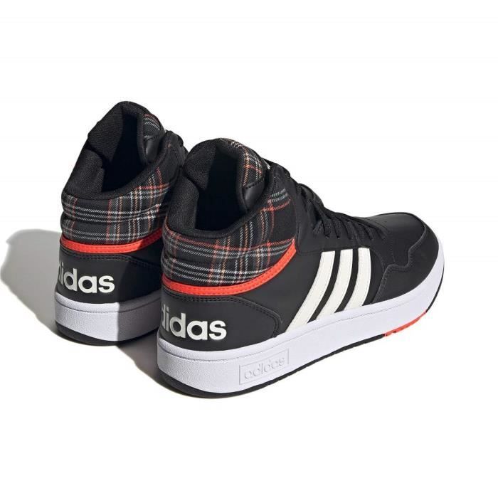 ADIDAS Baskets Hoops 2.0 K - Enfant garçon - Noir et rouge Noir et rouge -  Cdiscount Chaussures