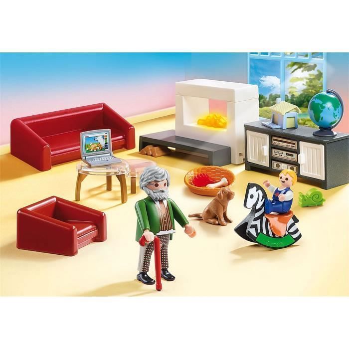 Figurine miniature Playmobil Dollhouse – 70206+70207 - Cdiscount