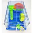 BPS BPS1217 Cage Hamster Chalet Maison pour hamster avec mangeoire Bebedero Roue Maison spciale Couleur au hasard 33 x 235 x [2149]-3