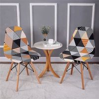 Highdi Housse de Chaise Scandinaves Extensible, Housse de Chaise de Salle à Manger Imprimée de Luxe, Couverture de Chaise sans Accoudoirs pour Cuisine, Salon, Bureau (Fleur Rouge,1 Piece