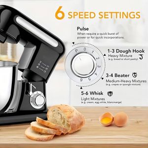 MPM MRK-19 Robot Pâtissier Boulangerie Cuisine Ménager Multifonction