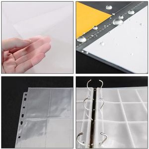 50 Pièces Pochette Photo, A4 Pochettes pour Photos, Classeur D'album Transparent, Pochettes
