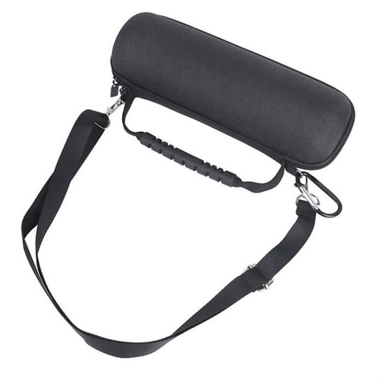 Étui Dur Khanka Pour Enceinte JBL Flip 5 - Protection Anti-choc, étanche, Avec Dragonne (noir)