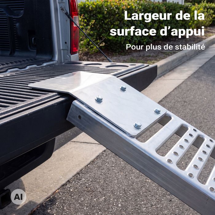 Rallonge Pour Rampe D'accès Automobiles XPOtool - 650x195mm, Charge 2x400kg, Neuve
