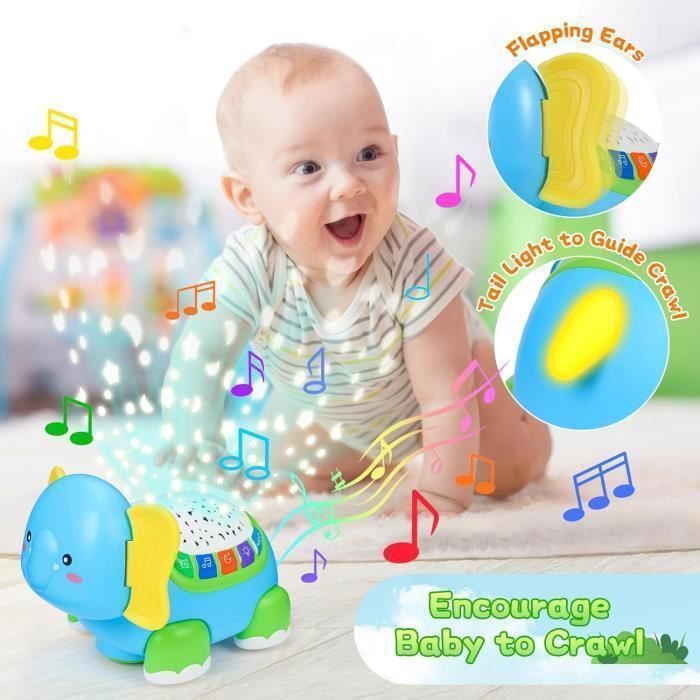 Jouet pour Enfant 1 an Jouets d'activité et Rampants avec Musique et  Lumières pour Bébé 6 12 18 Mois Garçon Fille - Cdiscount Jeux - Jouets