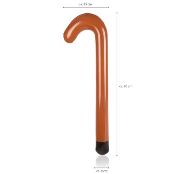 Balinco Déambulateur & Canne Gonflables - Set Humoristique pour Costume